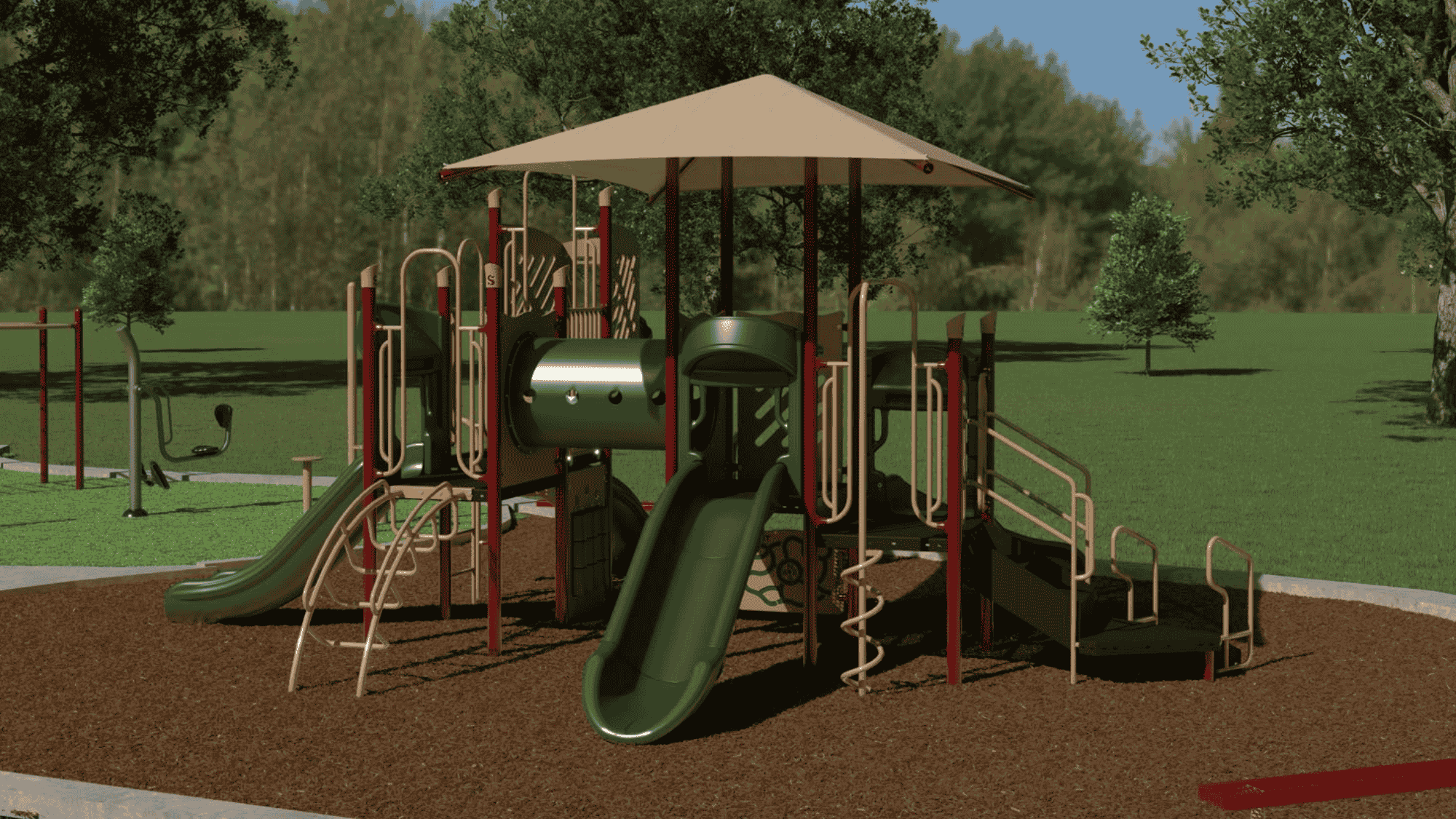 Rendering of the amenities.