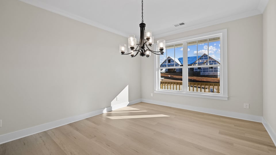 Dining area with window.