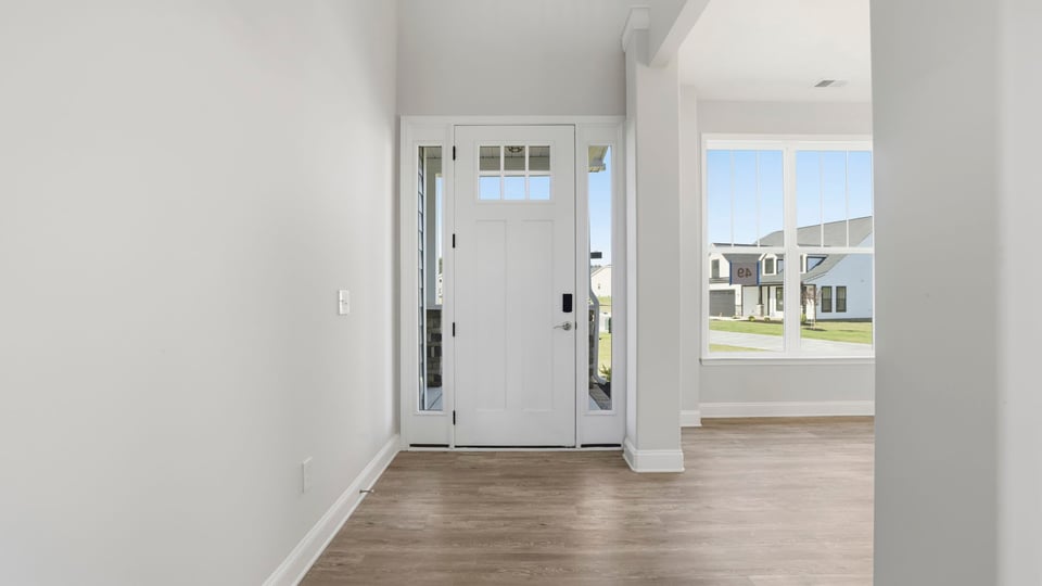 View of front door.