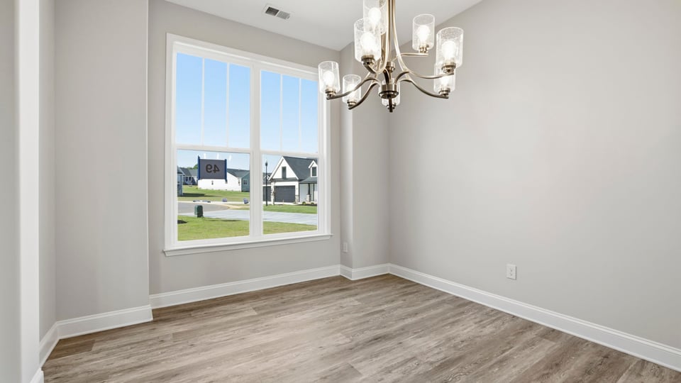 Flex room with windows.