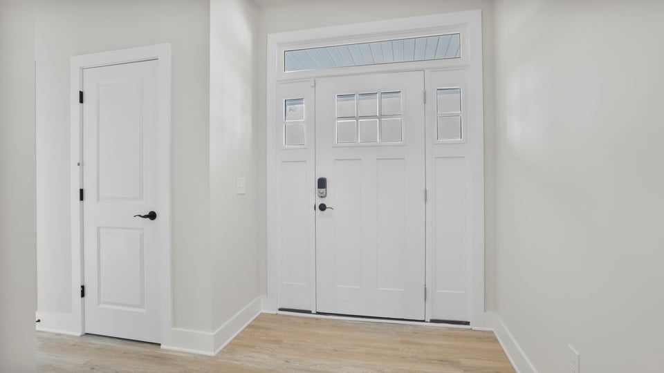 Hallway to front door.