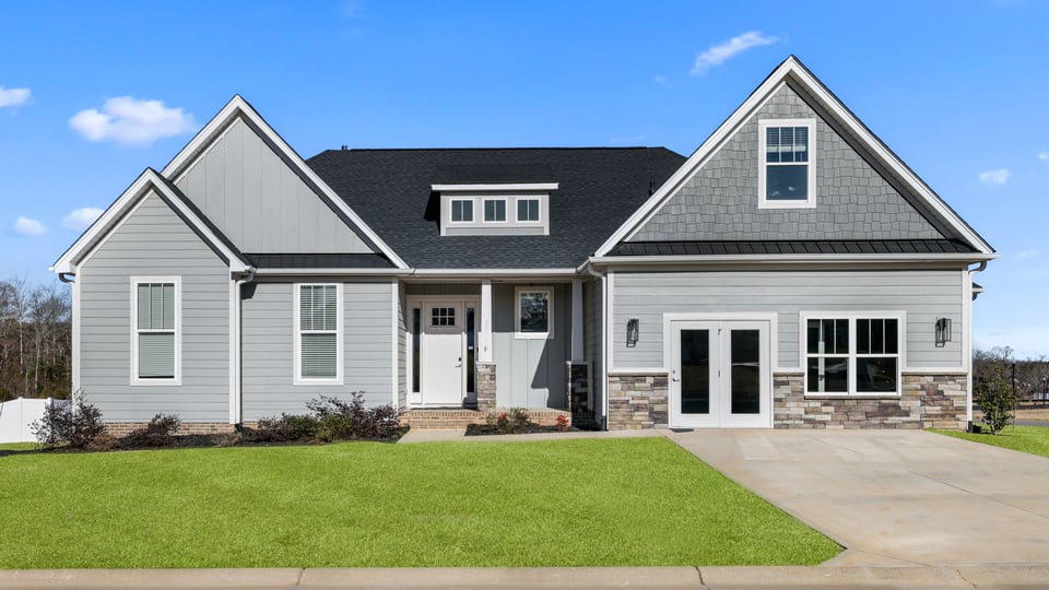 Exterior of Pennington home.