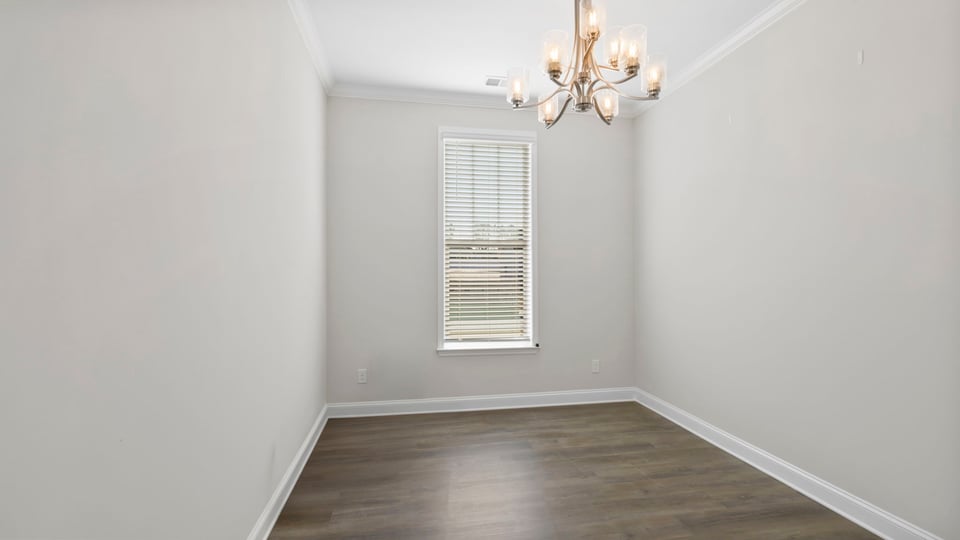 Flex room with window.