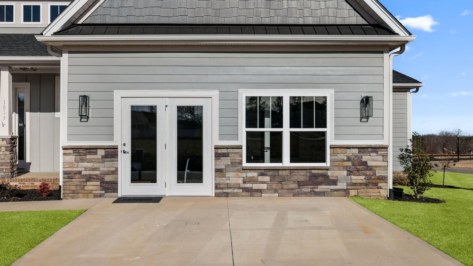 Exterior of Pennington home.