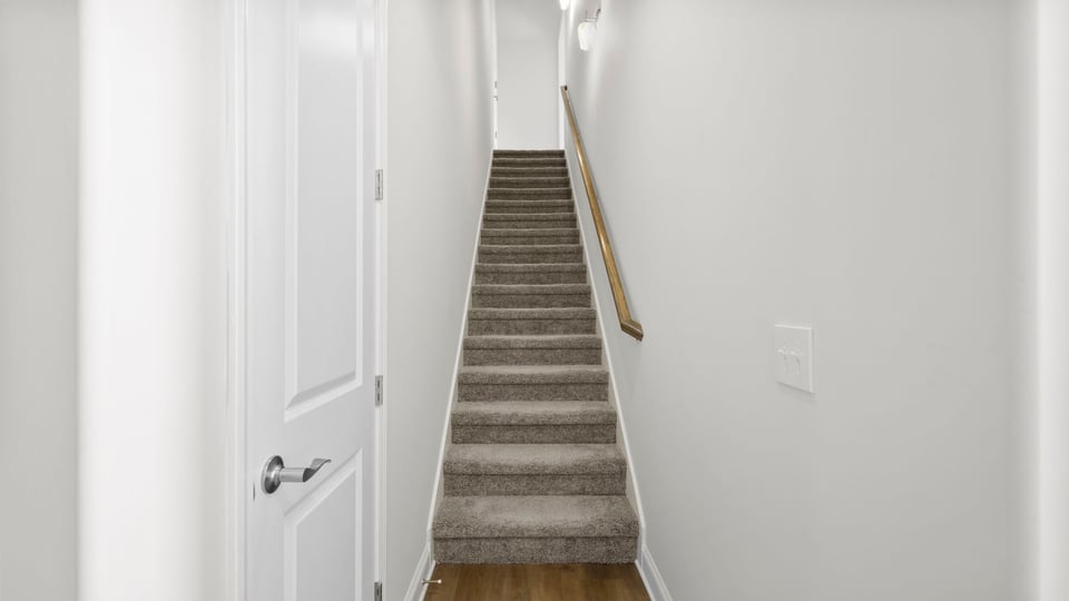 Staircase to loft area.