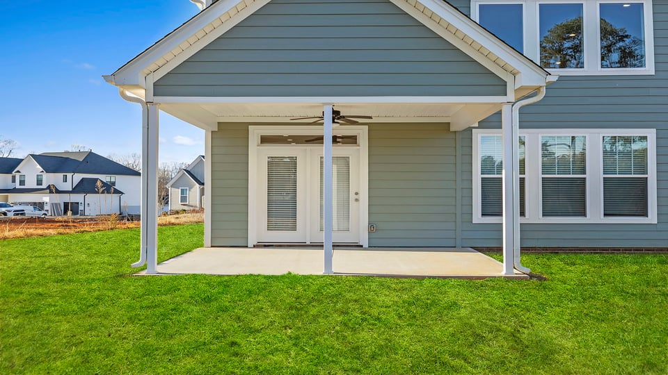 Exterior rear of home.