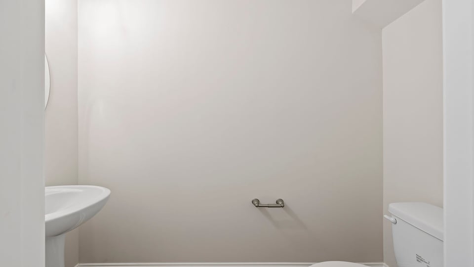 Toilet area of home.