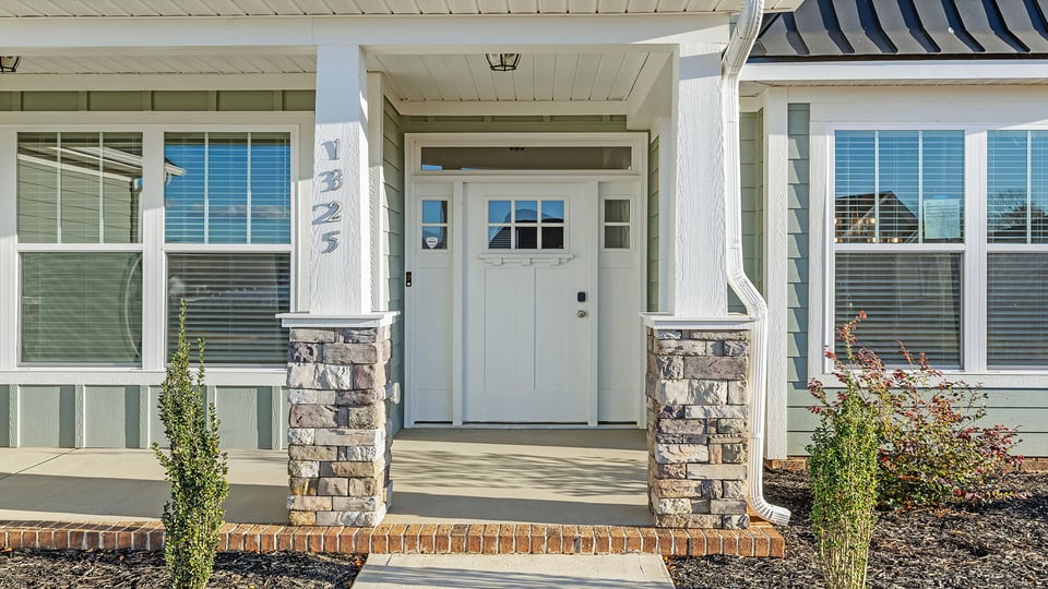 Front entrance of home.