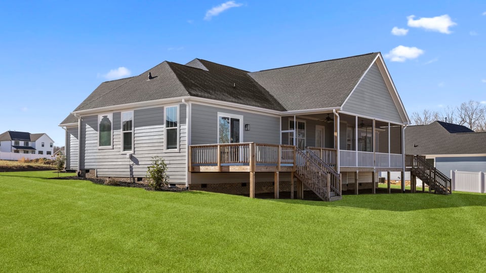 Exterior backyard of home.