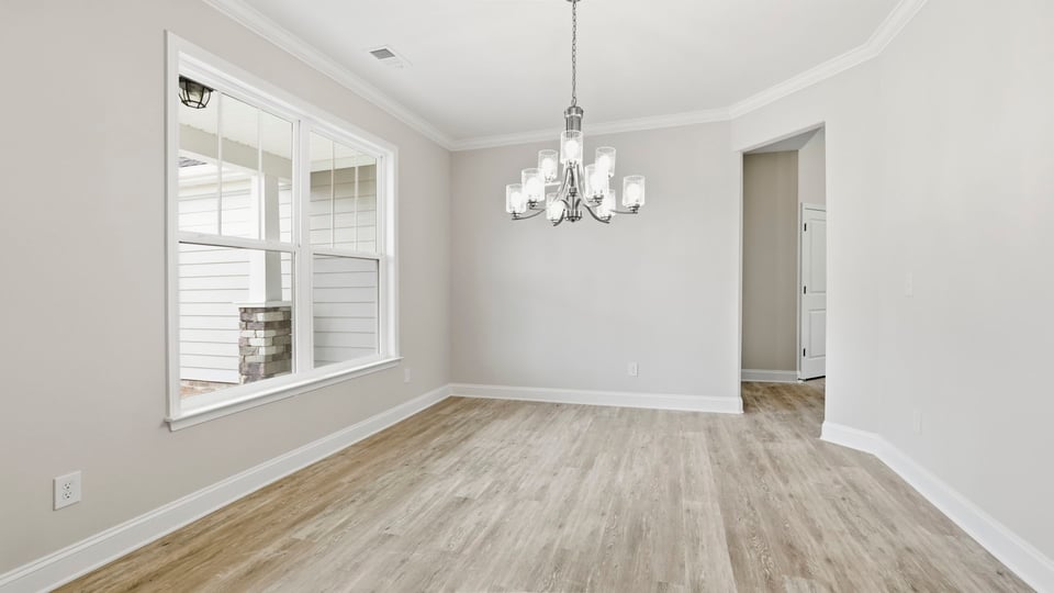 Flex room with windows.