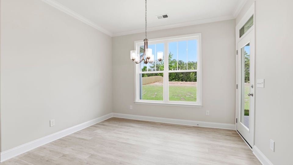 Dining area in the home.