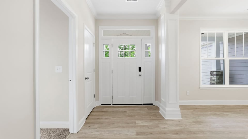 View of front door.