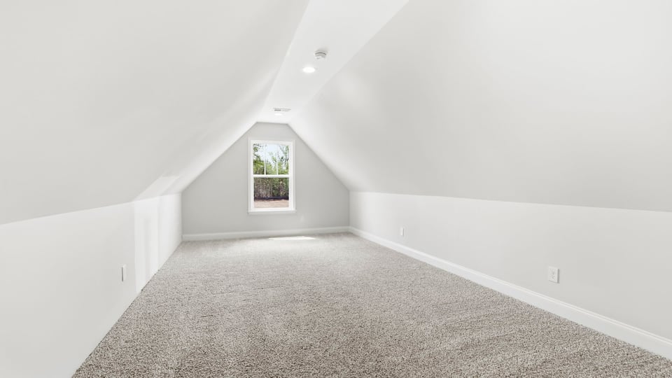 Bonus room with window.