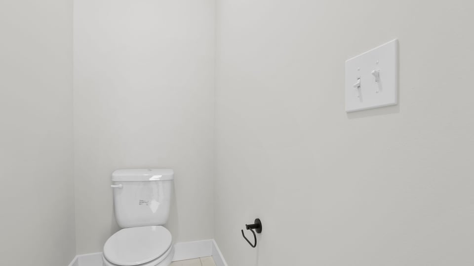 Bathroom with toilet.
