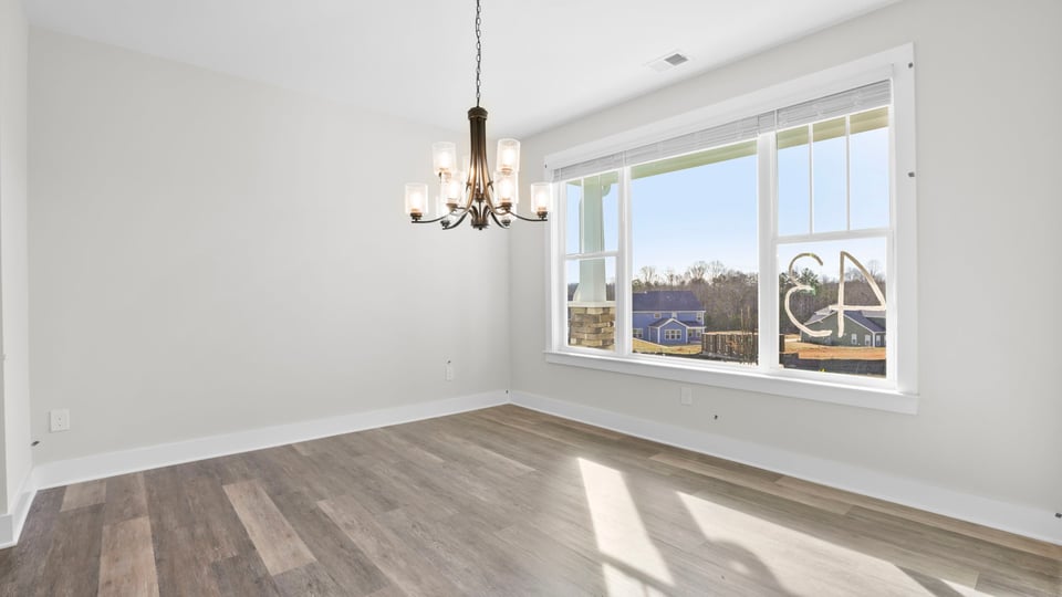 Flex room with windows.