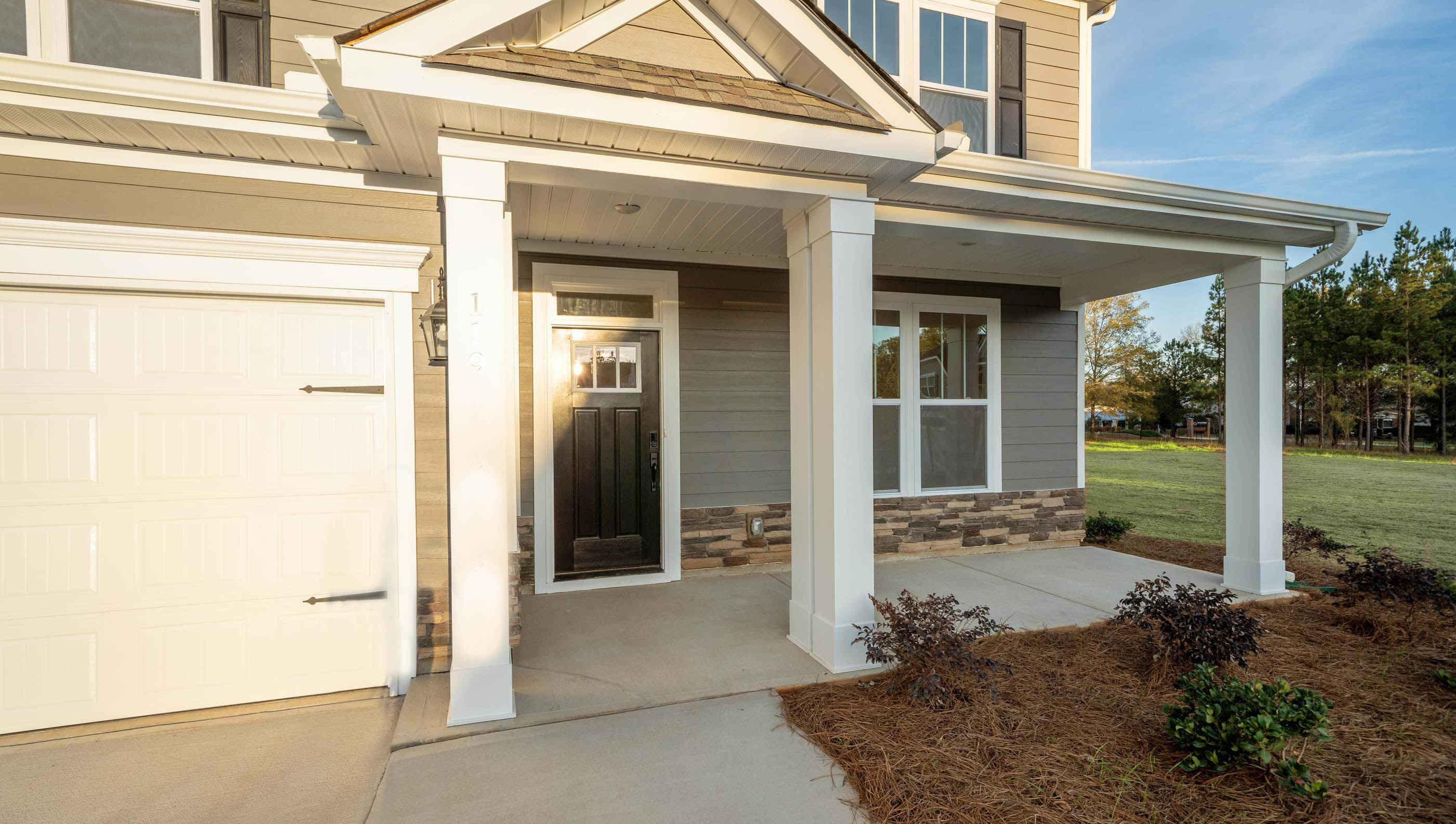 Front entrance of home.