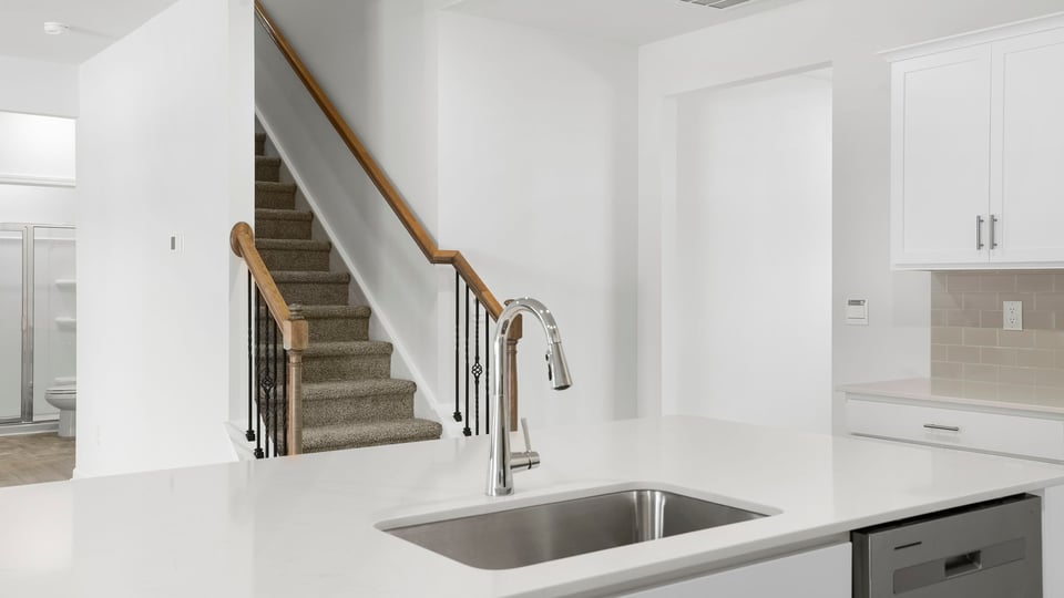 Kitchen with island.