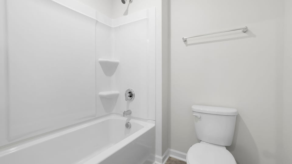 Bathroom with tub.