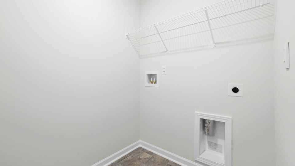 Walk in laundry room.