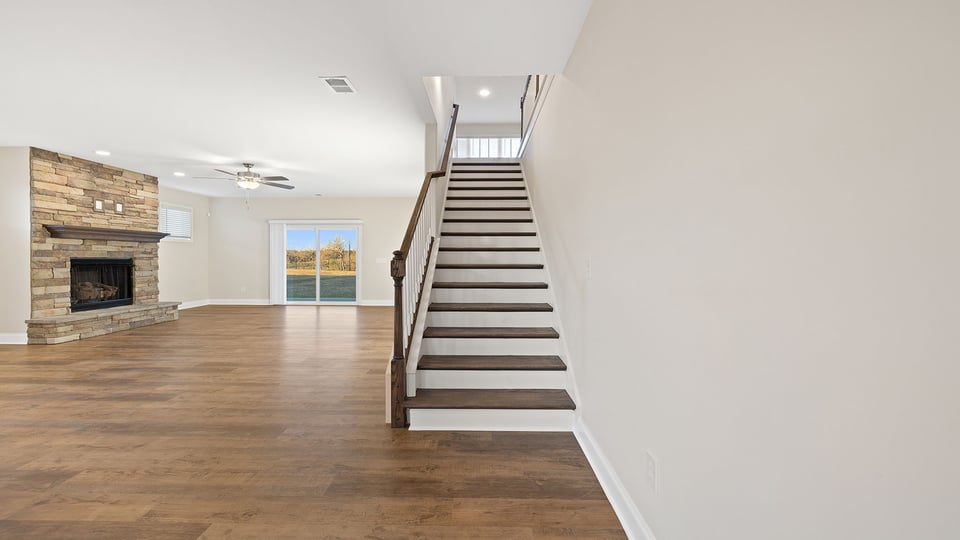 Staircase to bedroom.