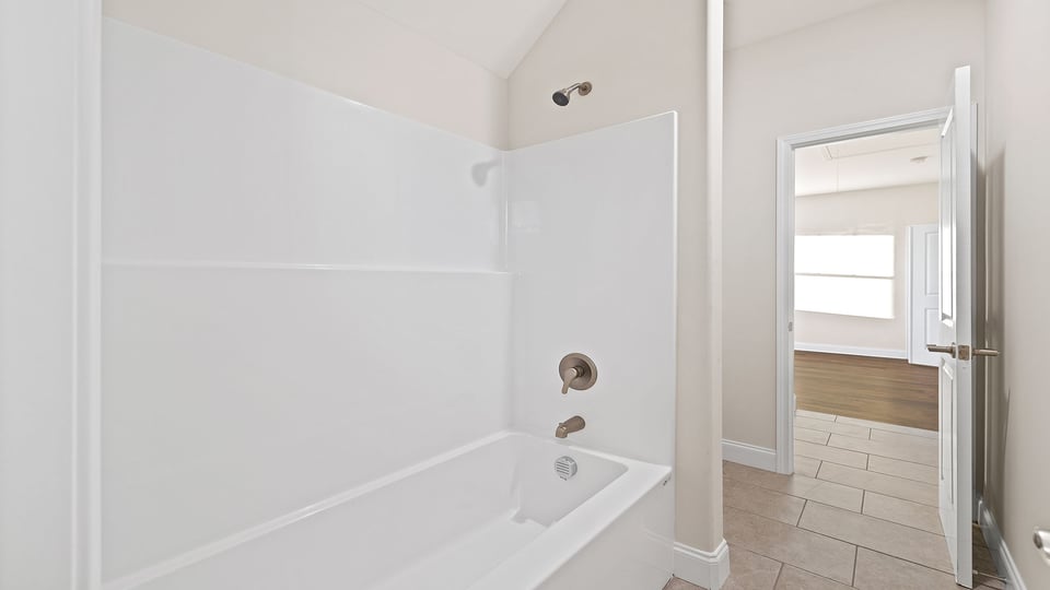 Bathroom with vanity.
