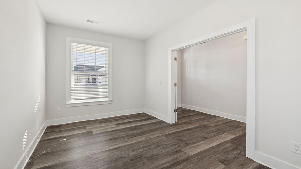 Flex room with windows.