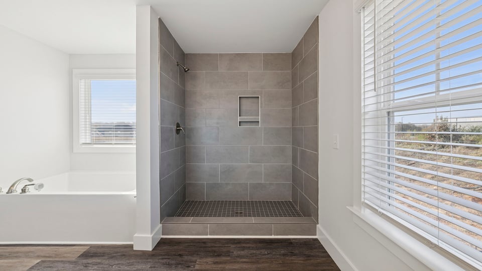 Primary bathroom with sink.