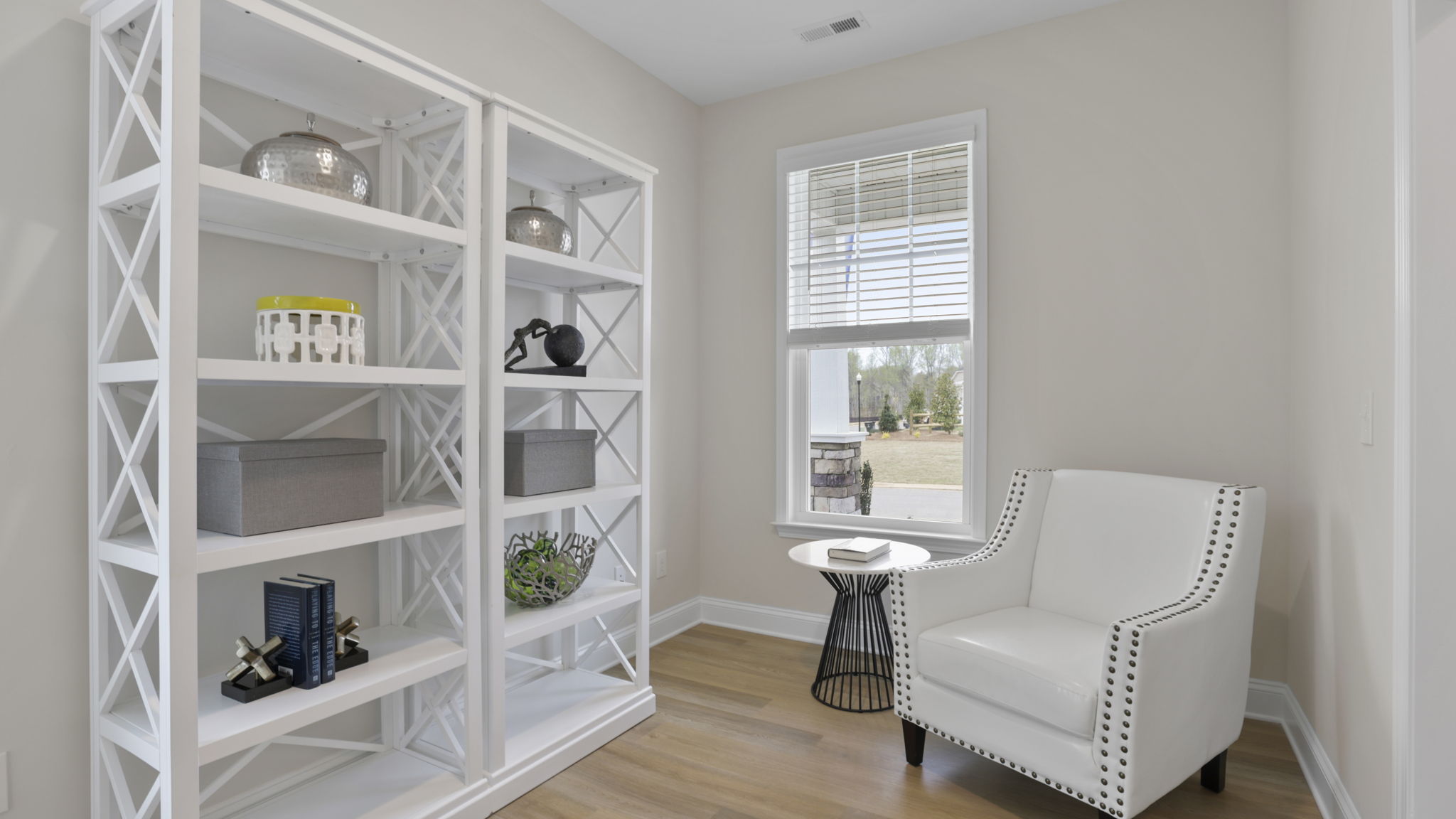 Front room with windows.