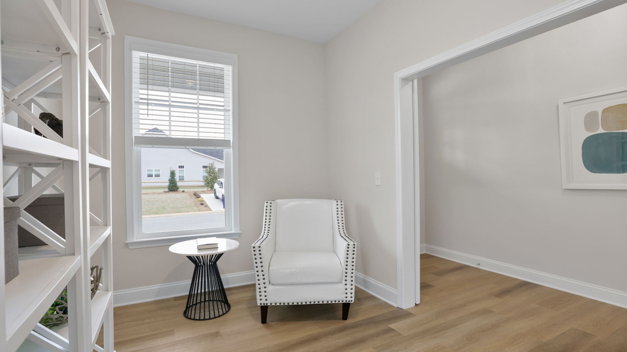 Front room with windows.