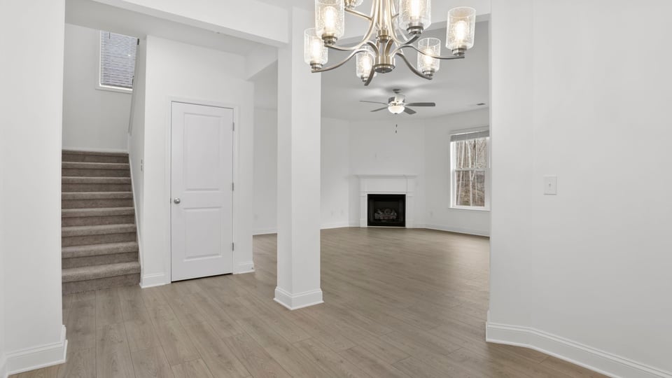 Dining area with window.