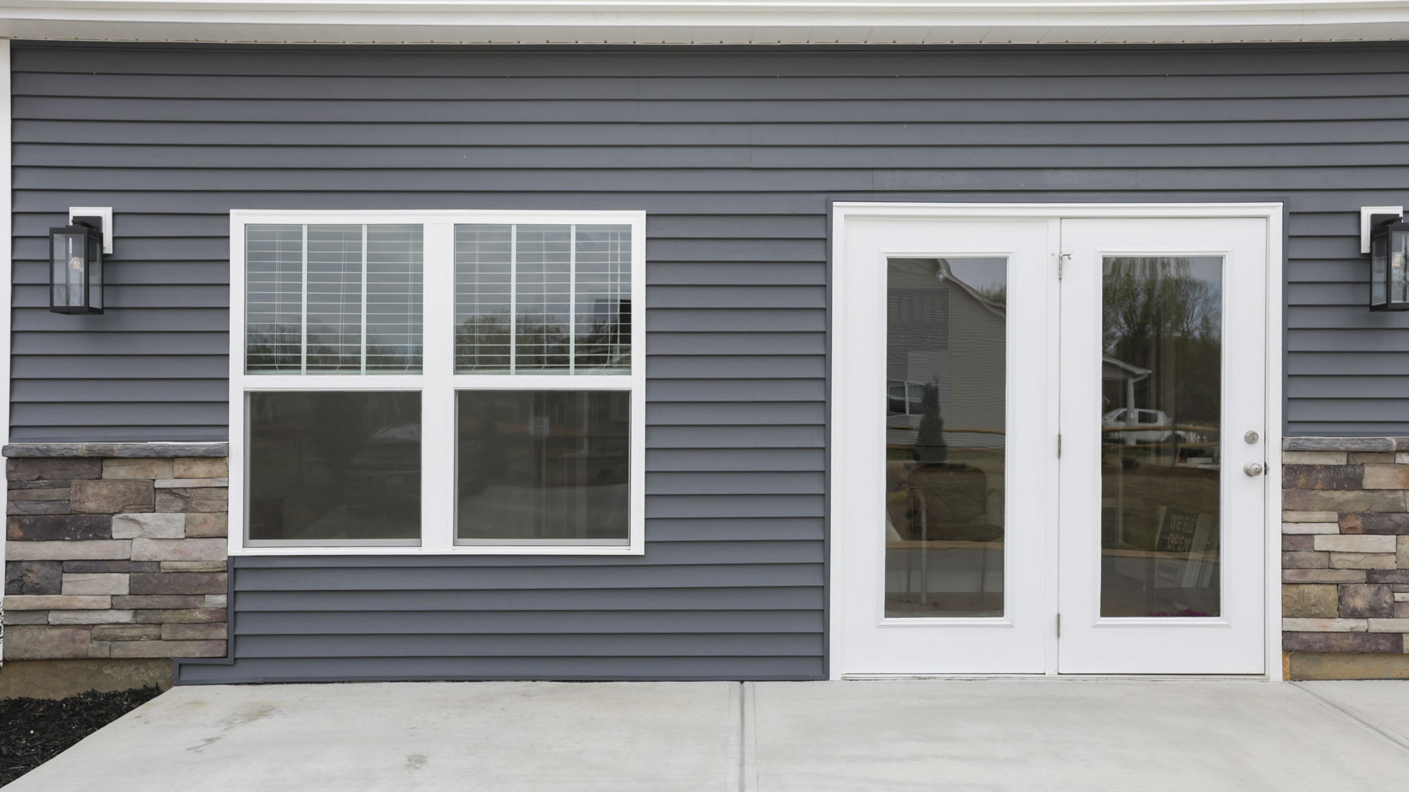 Back exterior of home.