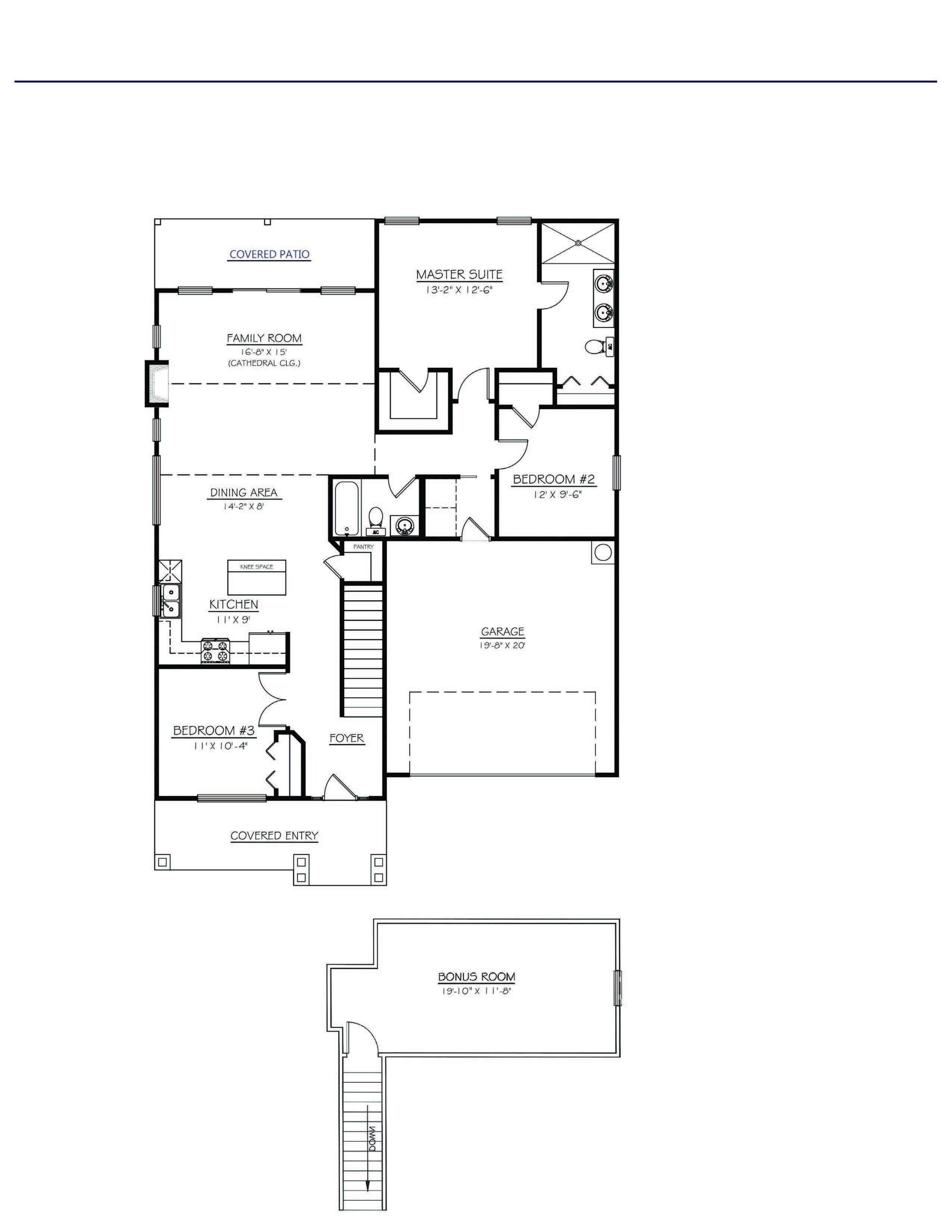 Floorplan of the Astoria.