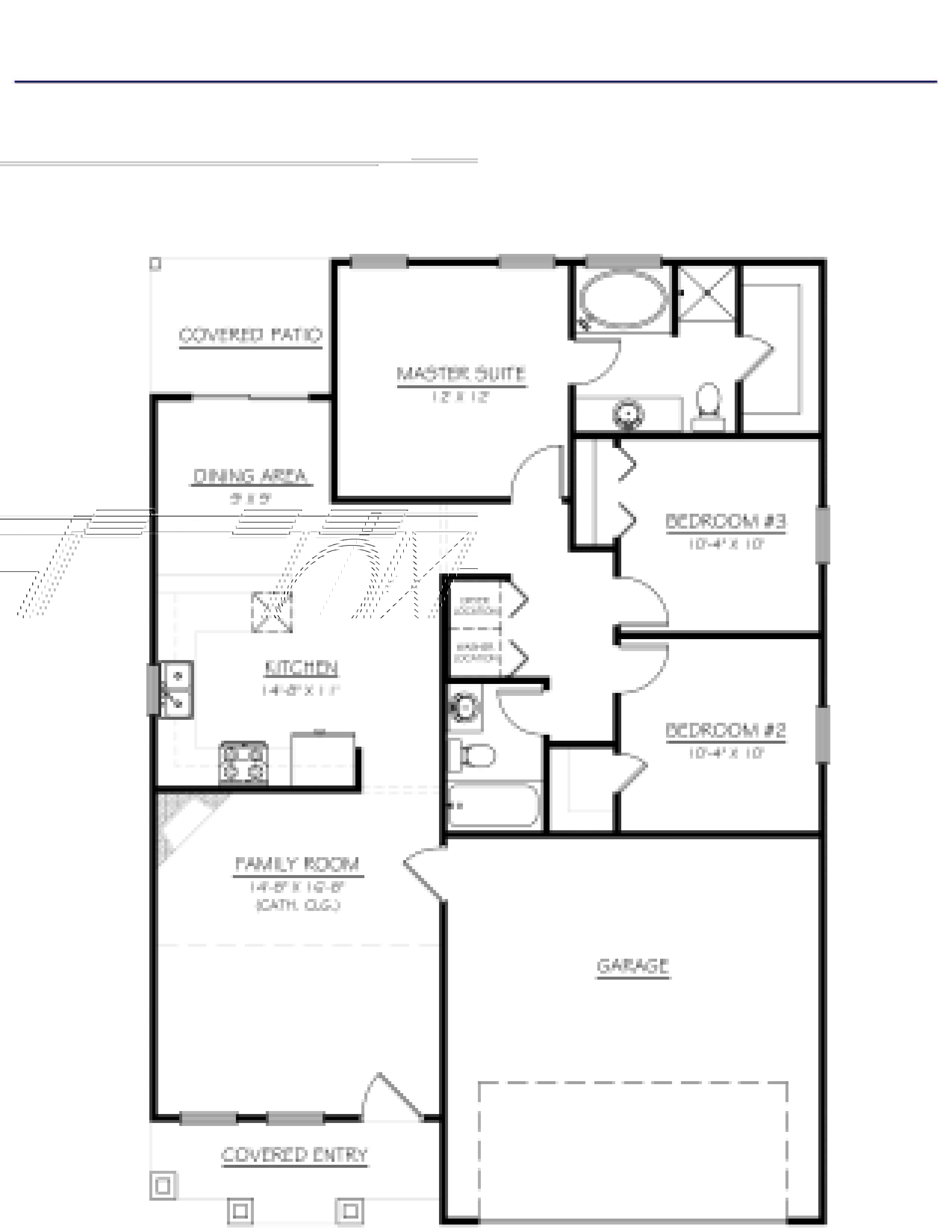 Floorplan of the Gibson.