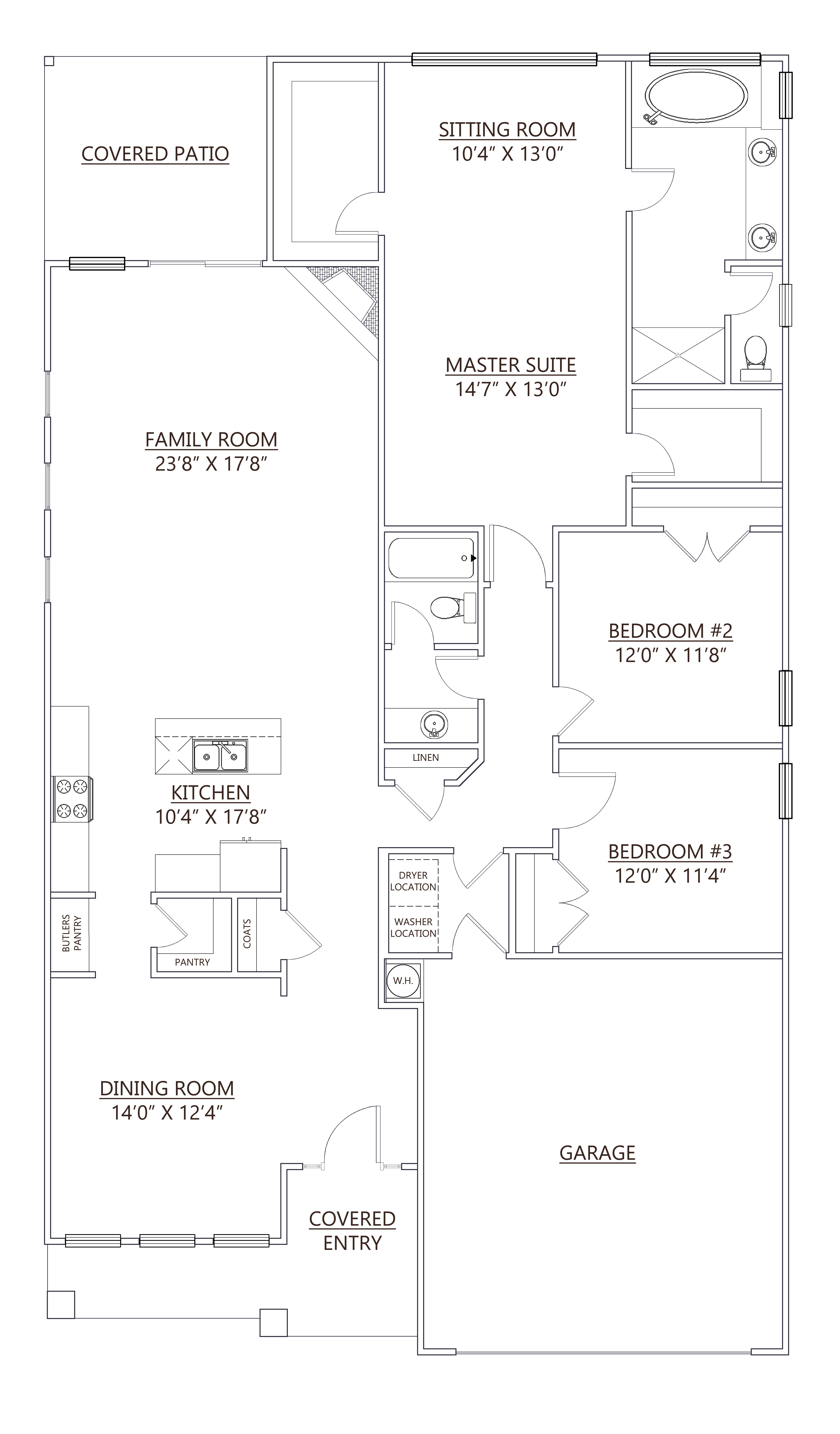 Floorplan of the Keystone.