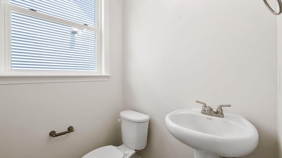 Half bathroom.