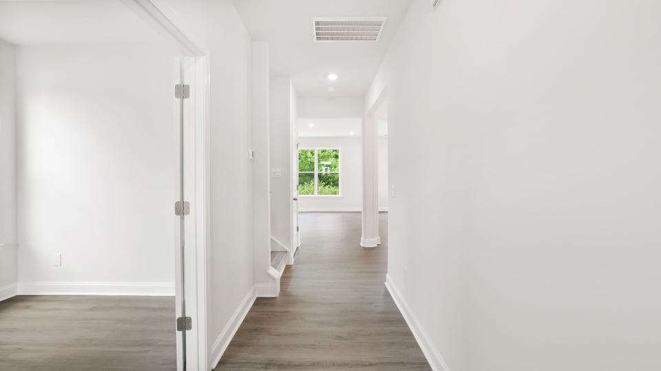 Hallway into home.