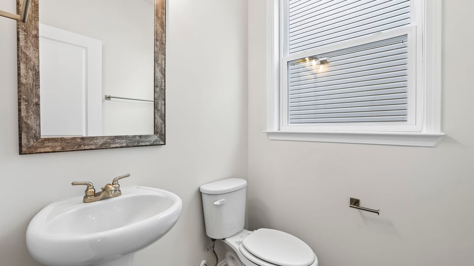 Half bathroom.