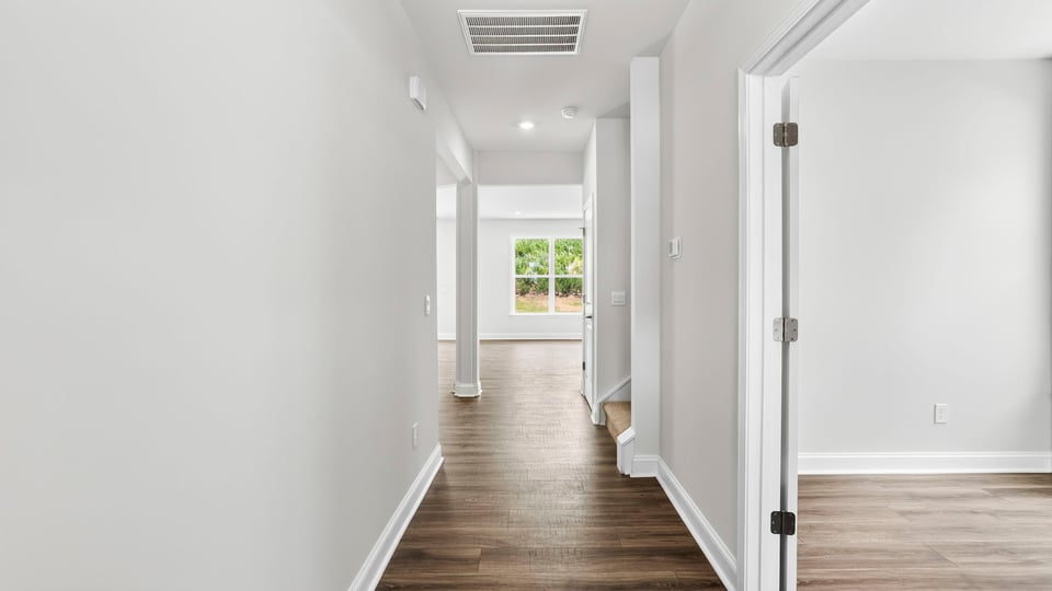 Hallway into home.
