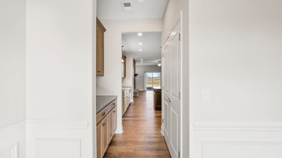 Butlers pantry to kitchen.