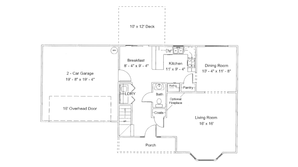 Floorplan of the Plumtree.