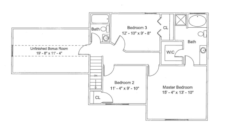 Floorplan of the Plumtree.