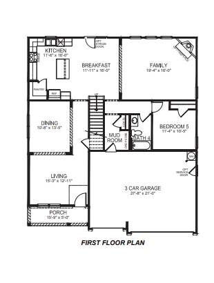 Floorplan of the Graymont.