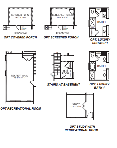 Floorplan of the Graymont.