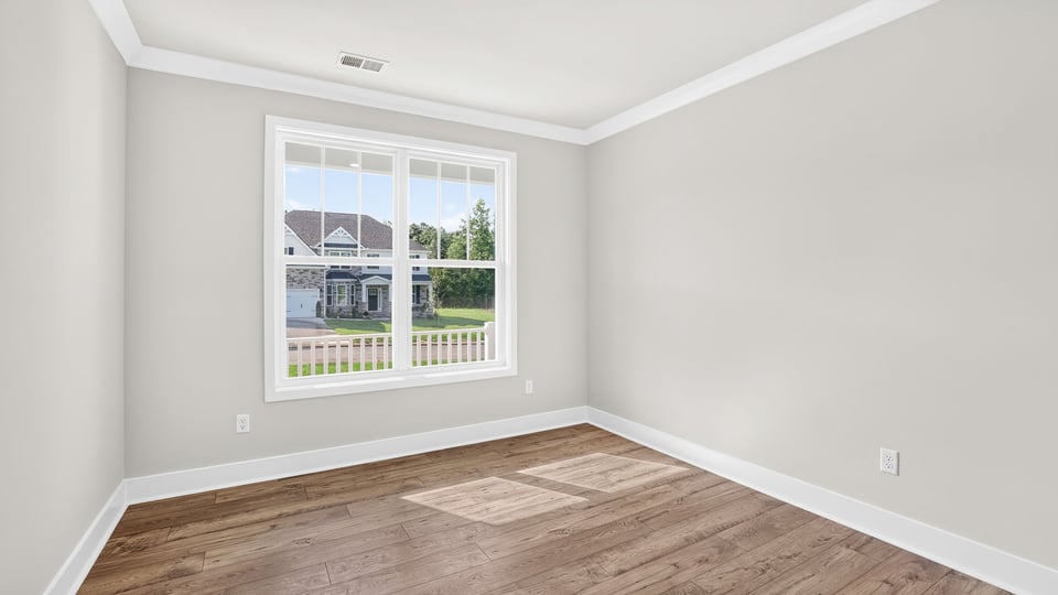 Flex room with windows.
