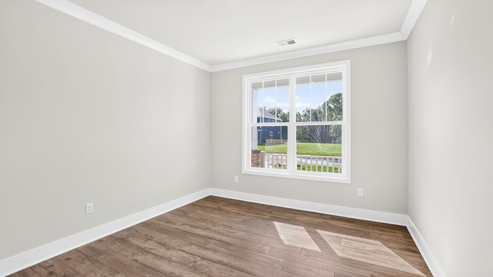 Flex room with window.