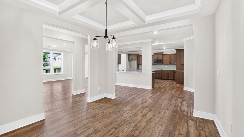 Dining area with window.