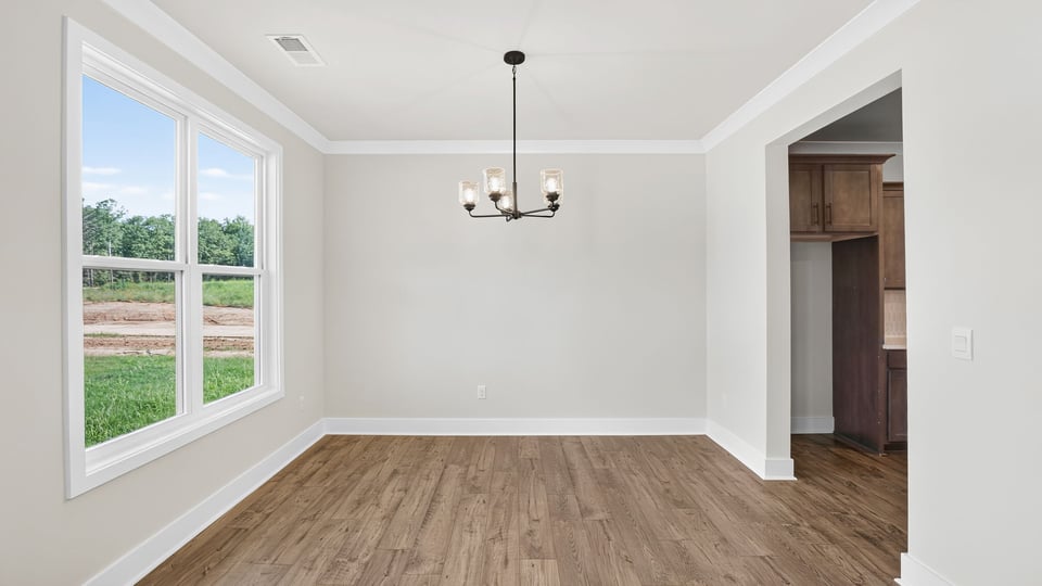 Dining area in the home.
