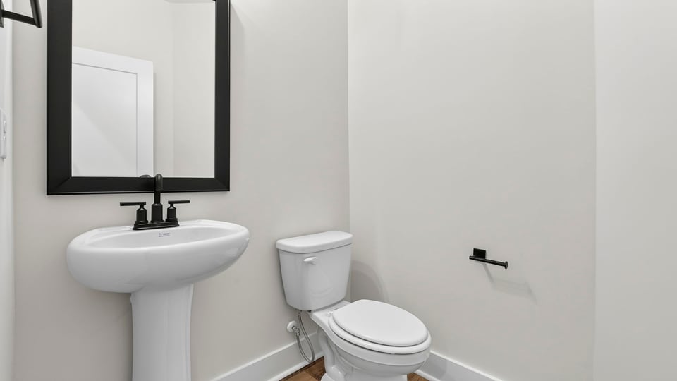 Half bathroom.