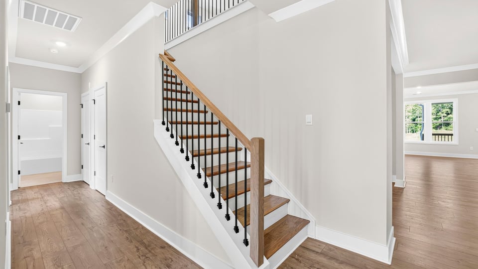 Stairs to bedroom.