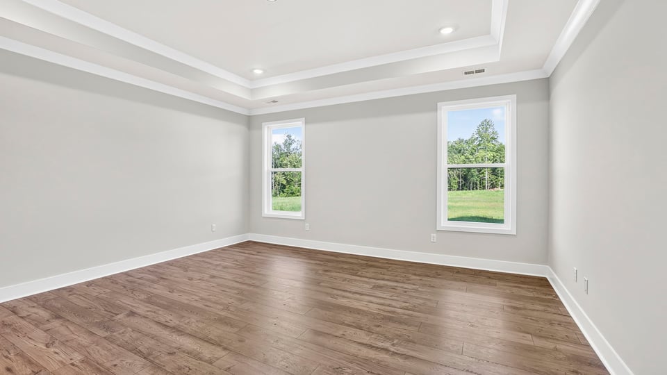 Basement with windows.